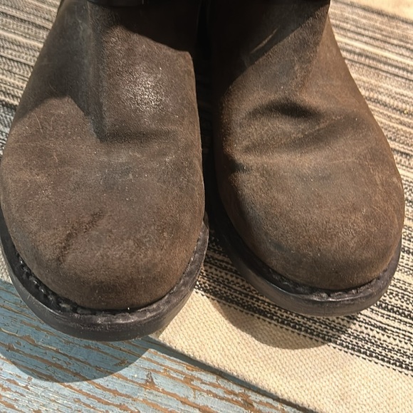 Rag & Bone Waxed Calfskin Suede Moto Boot Size 38 - Picture 5 of 5